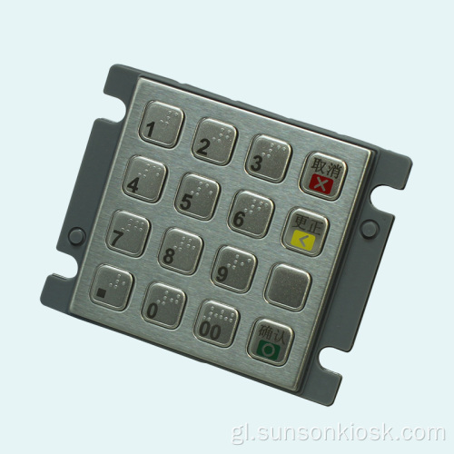 Teclado PIN cifrado compacto